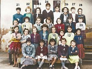 ECOLE MARAVAL FILLES 1955 CE2